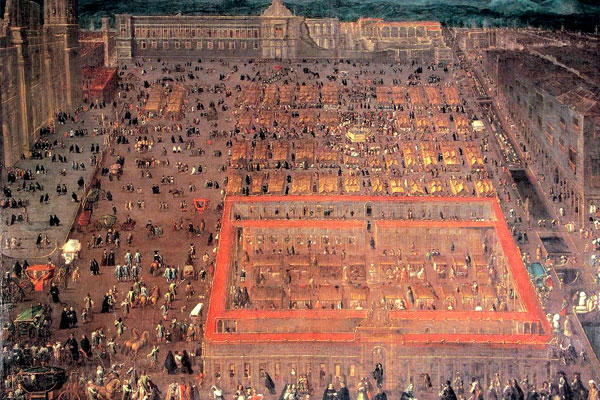 La plaza mayor de México